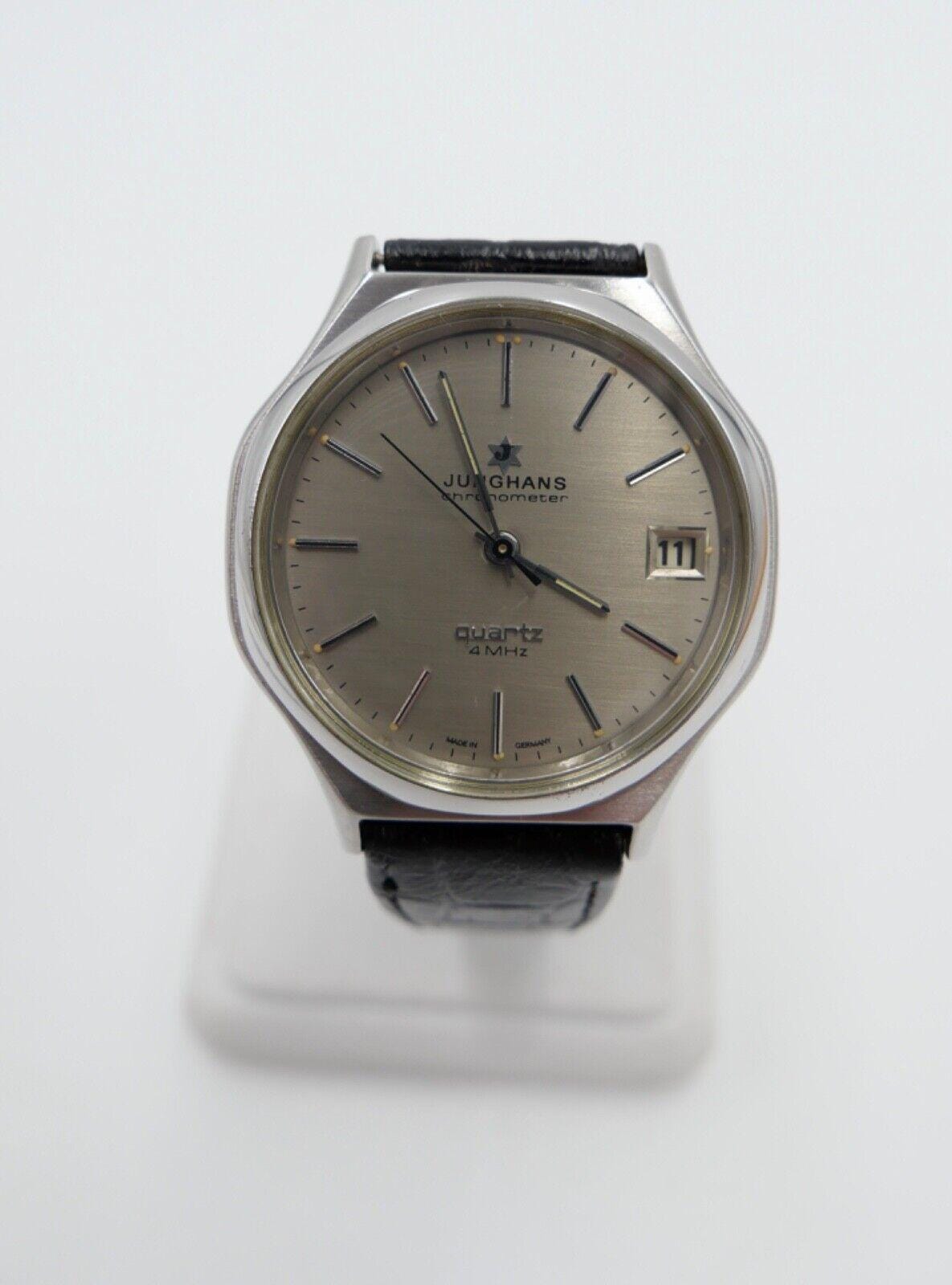 1970s JUNGHANS Quartz 4 Mhz Chronometer Ref. 13/4880 Rare