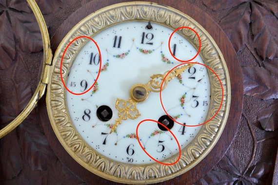 Large pendulum table clock Societe Clusienne S.C.… - image 6