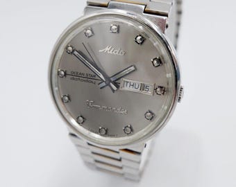 Vintage Mido Ocean Star Commander Watch - Etsy Canada