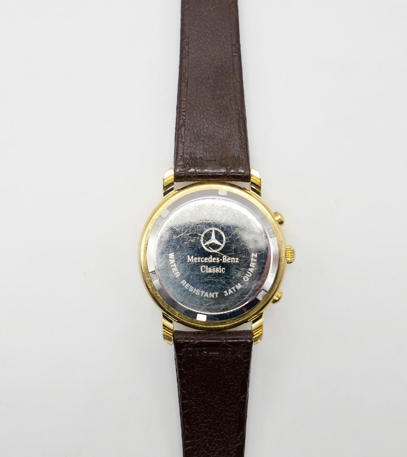 2000s Mercedes Benz Classic Chronograph Quartz Moon Phase 35 Mm - Etsy