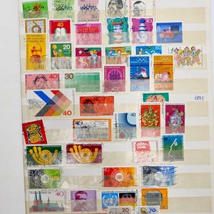 Stamp Album Collection German stamps 70 80 90 etc. years