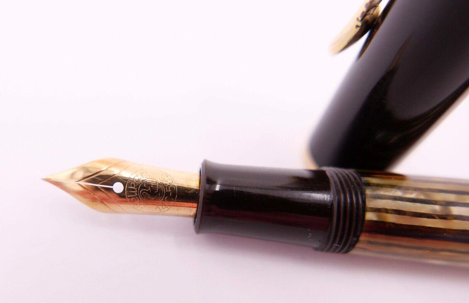 PELIKAN 400 Fountain Pen 585 / 14ct Gold Nib E Piston Filler PELIKAN 400 Fountain Pen 585 / 14ct Gold Nib E Piston Filler