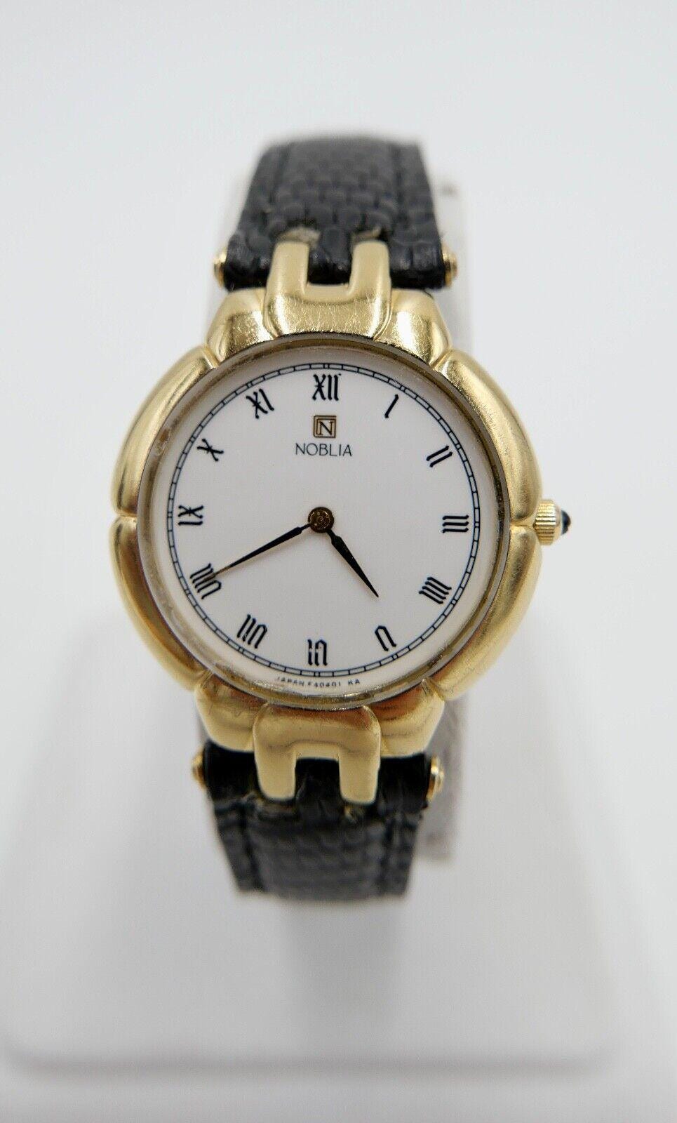VINTAGE RARE LUXURY GOLD PLATED MEN'S JAPAN QUARTZ WATCH