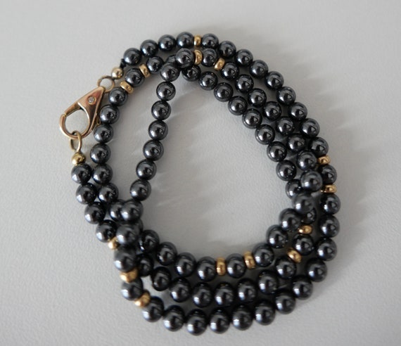 Chain necklace diamond brilliant blood stone hema… - image 9