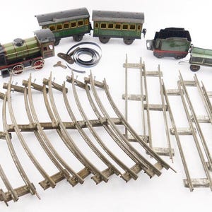 Marklin メルクリン HO 機関車１ 貨車２　レールセット　ヴィンテージ Vintage marklin toy - Etsy 日本