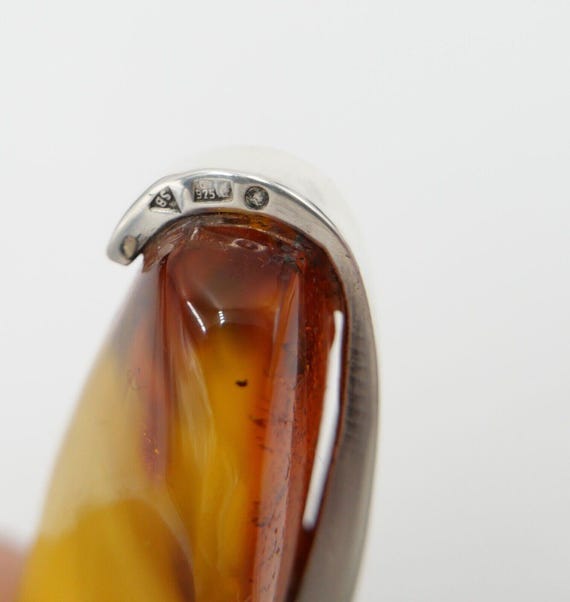 Butterscotch Amber Swoop Pendant main image 1