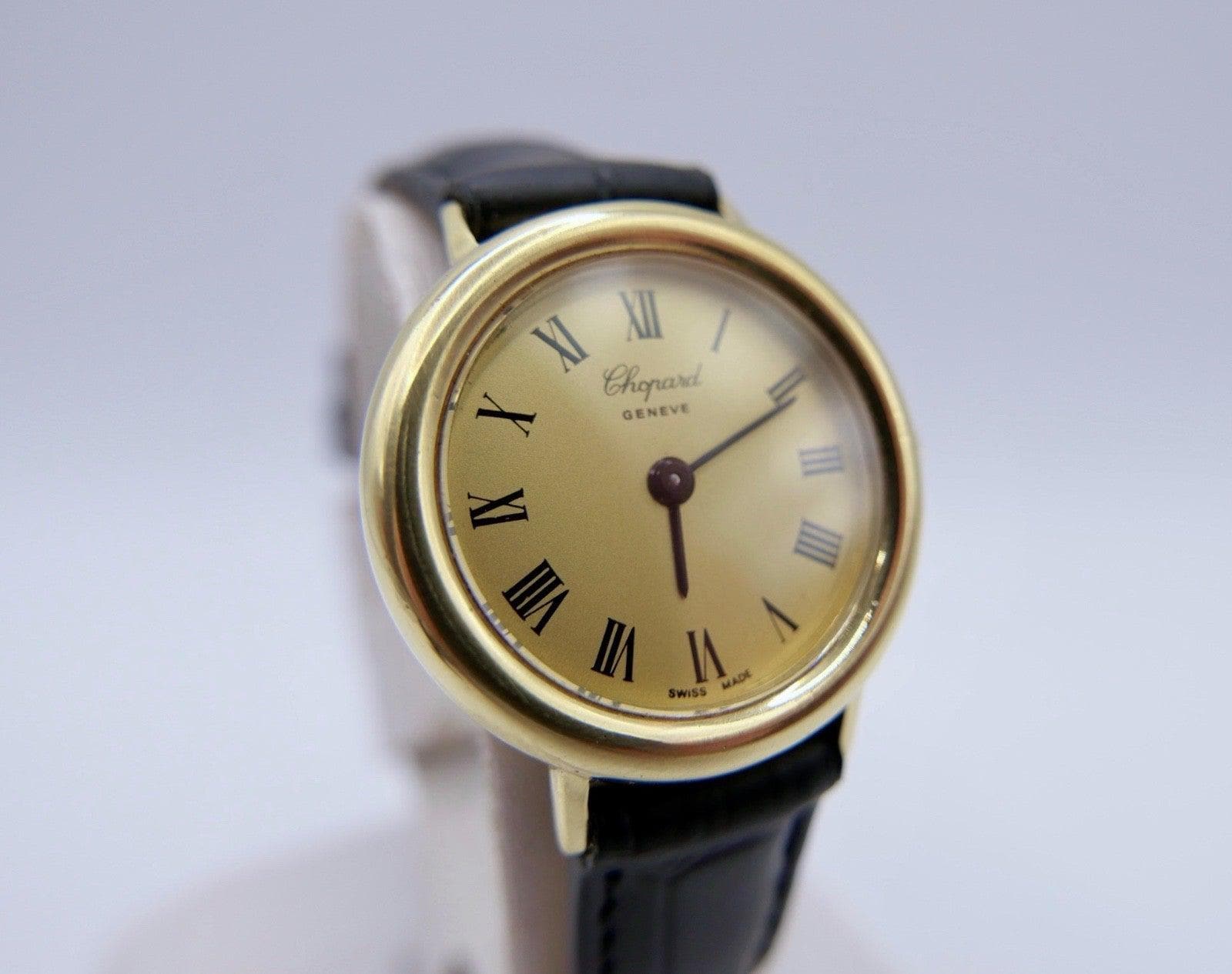 Woman’s Vintage Geneva 18k Gold plated Quartz Watch with Black Face.Make offer! Geneve Gold Watch - Etsy main image 2
