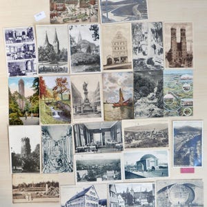 cartes postales anciennes cartes postales timbres VILLES PAYSAGES Empire allemand