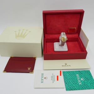 ROLEX Datejust Lady 69173 FULLSET 18K 750 STEEL Gold Ladies Watch 1993 Revision 2025