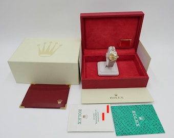 ROLEX Datejust Lady 69173 FULLSET 18K 750 STEEL Gold Ladies Watch 1993 Revision 2025