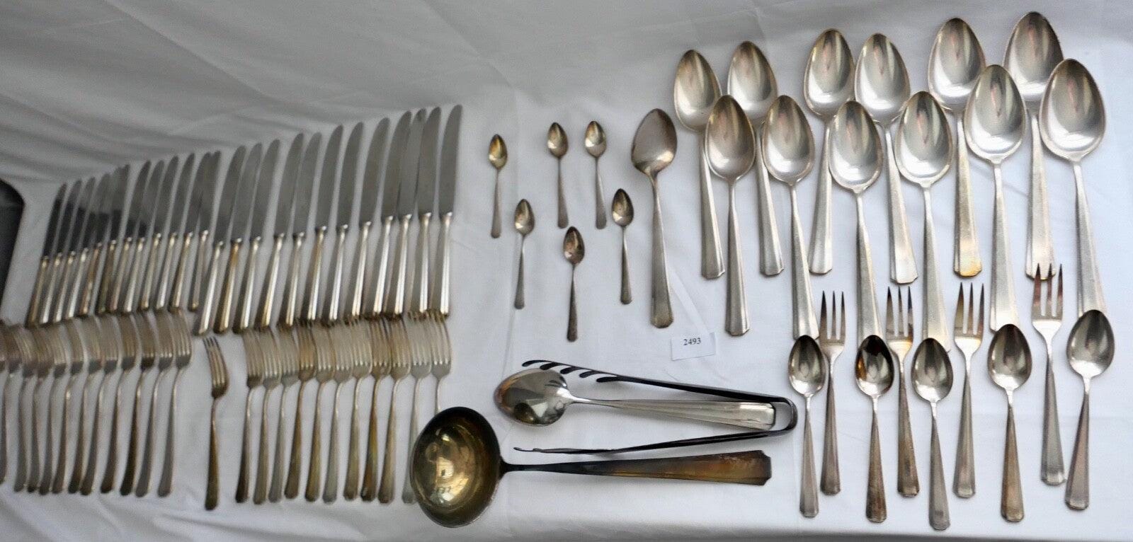 80-piece WMF 1900 Set: Forks, Knives, Spoons, 90s Silver-plated - Etsy