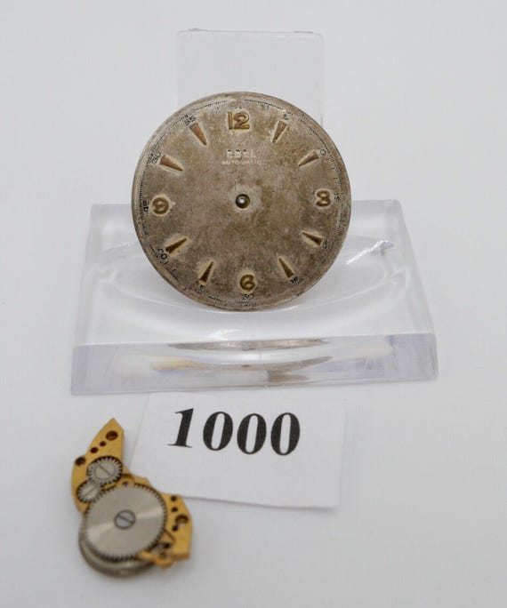 SPARE PART EBEL movement plate dial automatic defective 1950-1960s