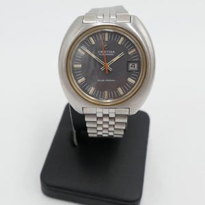 1960s CERTINA blue ribbon Ref. 5801 197 Cal. 25-651 28 Jewels rare