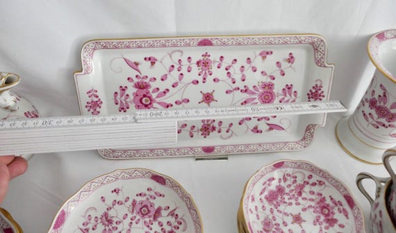 Meissen 1st Choice Coffee Mocha Service 25 Pieces Porcelain Indian