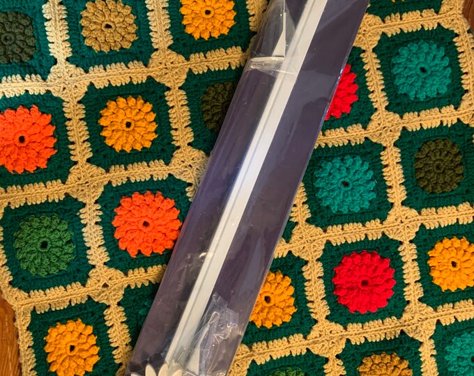 Vintage 70s Deadstock Daisy Cafe Curtain Rod With Hardware 22 to 40 Etsy