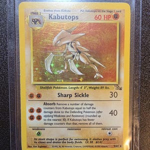 Kabutops Holo - Etsy