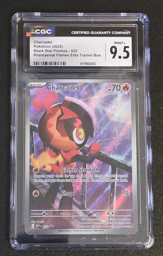charcadet pokemon card Pokémon ME02 Phantasmal Flames Charcadet ETB Promo EN (English)