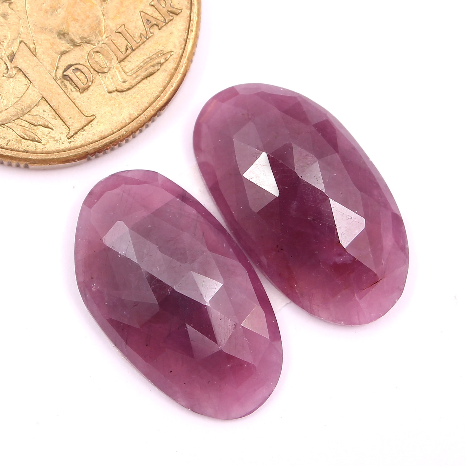 Natural Ruby Birthstone For July Month Purplish Red Ruby Oval Etsy