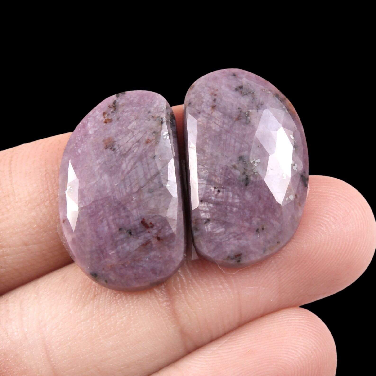 Natural Ruby Gemstone Loose Gemstones Rose cut Cabochons Ruby | Etsy