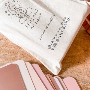 Perte de bébé/fausse couche - Lot de cartes arc-en-ciel