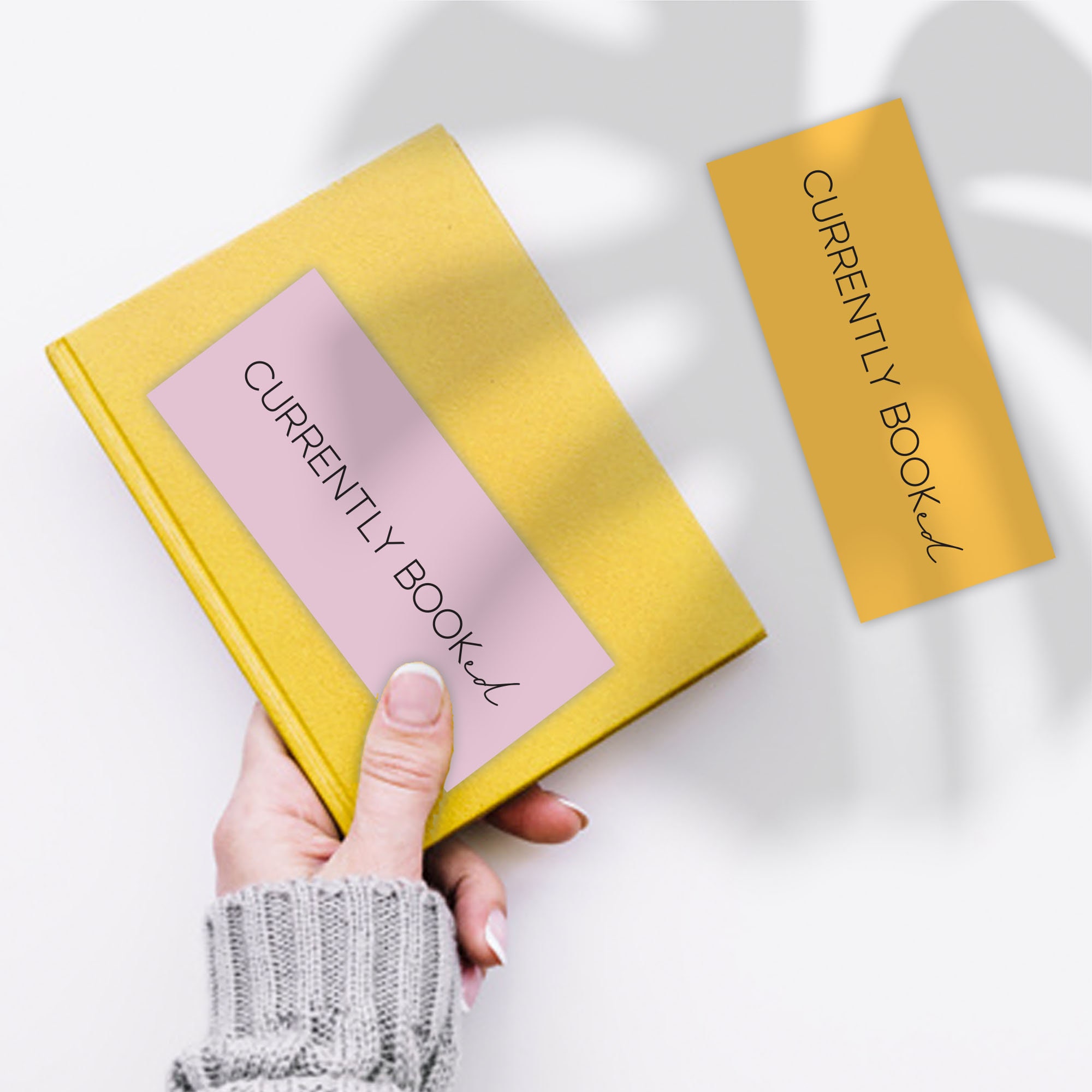 Currently booked digital bookmark bookmark digital Etsy España