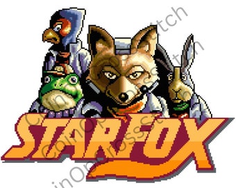 Star Fox Cross Stitch