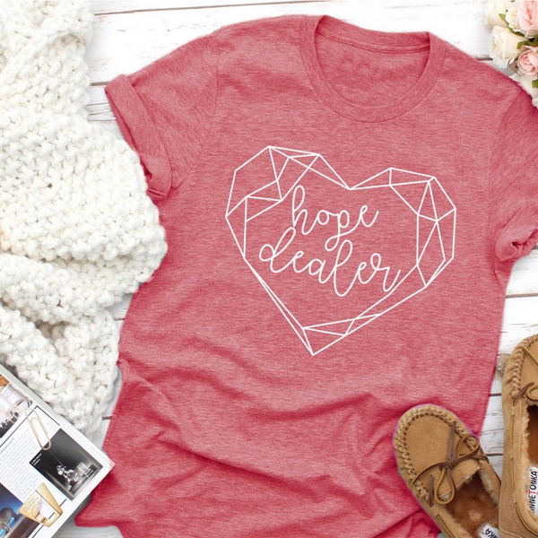 Hope Dealer Heart Tee | Gut Health Tee | Girl Boss Tee | Various Print Colors