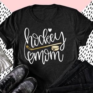 Hockey Mom Tee | Sports Tee | Hockey Tee | Various Print Colors