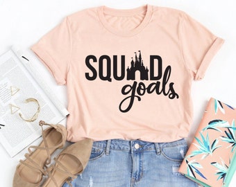 Squad Goals Family Vacation Shirt | Best Friends Shirt | Vacation Tee | Castle Vacation Tee | Many Print Colors | Each Shirt Sold Separately