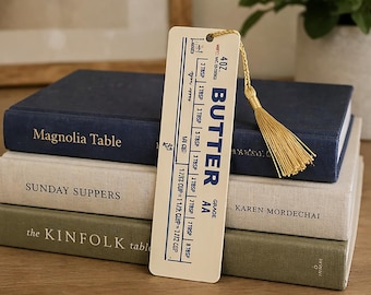 Butter Bookmark | Funny Bookmark | Custom Bookmark | Personalized Gift | Gift for Mom | Gift for Grandma | Metal Bookmark | Gift for Readers
