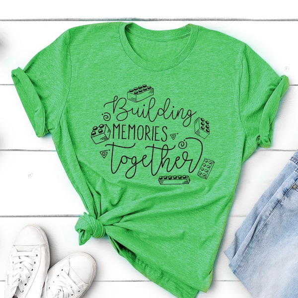 Building Memories Together | Mommy and Me Shirt | Building Block Tee | Master Builder Shirt | Vacation Tee | Various Print Colors