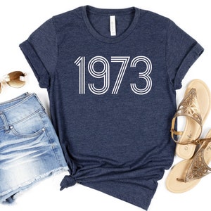 Women&#39;s 1973 Tee | 1973 Tee | Roe v Wade Tee | Various Print Colors
