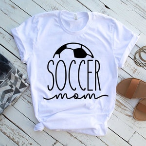Soccer Mom Tee | Team Shirts | Sports Tee | Soccer Tee | Soccer Love Tee | Various Print Colors