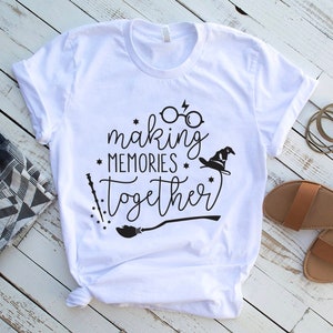 Making Memories Together® Wizard Tee | Mommy and Me Shirt | Family Vacation Tee | Many Print Colors | Each Shirt Sold Separately