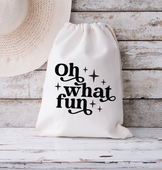 Oh What Fun Canvas Bag Oh What Fun Canvas Bag