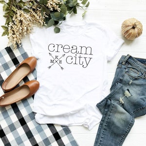 Milwaukee Cream City Tee | Wisconsin Tee | Midwest Tee | Various Print Colors