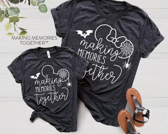 Making Memories Together™ Halloween Tee | Making Memories Halloween Shirt | Mommy and Me Shirt | Family Vacation Tee | Various Print Colors