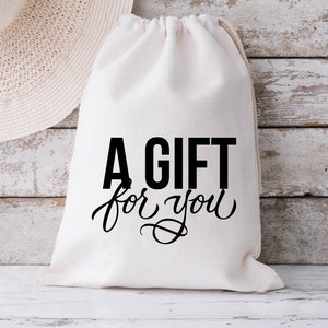 A Gift For You | Gift Bag  | Custom Gift Bag | Gift Bags | Funny Gift Bag | Many Print Colors