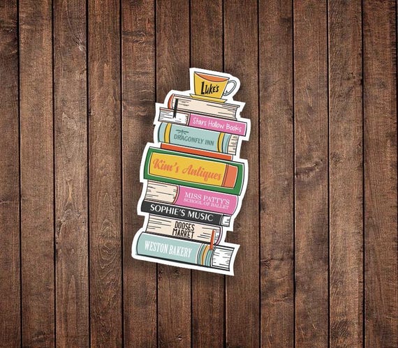 Gilmore Sticker | TV Show Sticker | Rory and Lorelai Sticker | Laptop Sticker | Funny Sticker | Laptop Decal | Water bottle Sticker