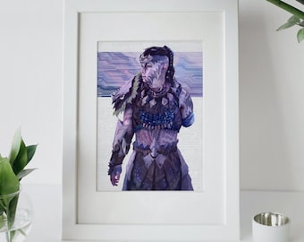 Kotallo from Horizon Forbidden West. Art print