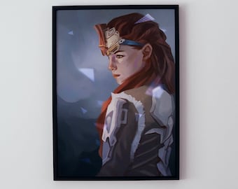 Aloy from Horizon Zero Dawn. Art print