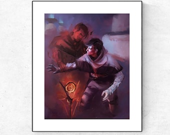 Crow and the Nightmare of Uldren Sov. Destiny 2 art print