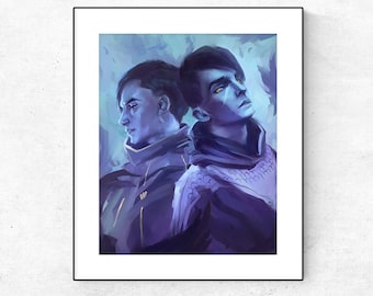 Acceptance. Memory of Uldren Sov and Crow. Destiny 2 art print