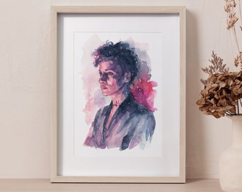 Naomi Nagata The Expanse. Giclée print of a watercolor artwork