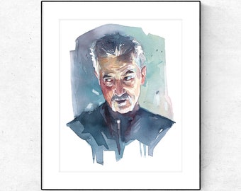 Klaes Ashford - The Expanse. Giclée print from a watercolor artwork