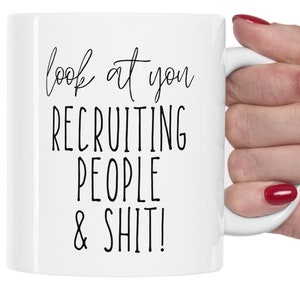 Recruiter Gift Idea, Team Recruiter Thank You Appreciation Present For Men And Women