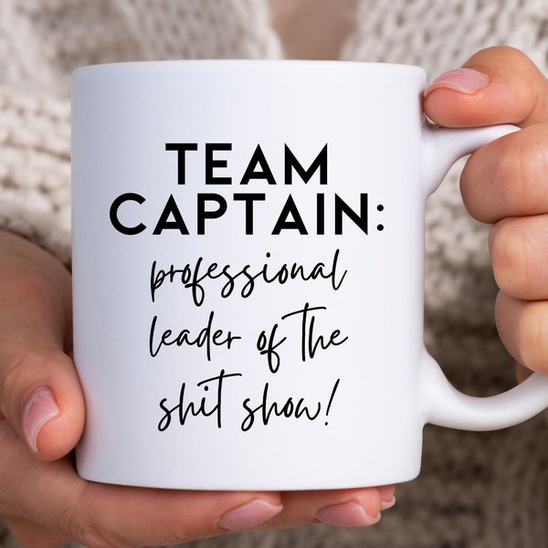 Team Captain Gift, Captain Of The Team | Team Leader, Leadership Appreciation | Team Captain Christmas + Birthday Present Idea