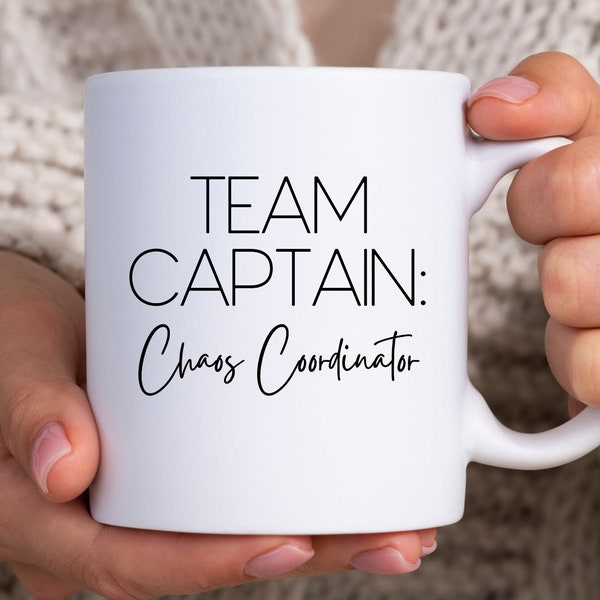 Team Captain Gift, Captain Of The Team | Team Leader, Leadership Appreciation | Team Captain Christmas + Birthday Present Idea