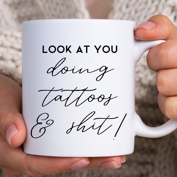 Tattoo Artist Gift, Thank You | Funny Tattooist Appreciation Present Idea For Men And Women | Tattoo Artistry Birthday + Christmas Gift