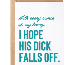 Divorce Gift, Card | Funny Best Friend Getting A Divorce Present Idea | Divorcee, Recently Divorced Gift For Her - Greeting Card, Blank